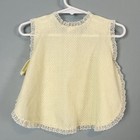 Vintage Baby Girls Apron Dress 12 Months Alexis Lace Side Ties - Plz Read