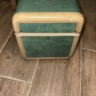 Vintage Samsonite Shwayder Bros   5112 Marbled Jade Green Train Case 13   