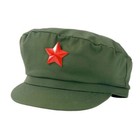 Surplus Chinese Pla Army Type 65 Green Hat Cap L   Five-pointed Star Pins