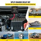 Split Charge Relay Kit  6mtr 12v  Automatic Dual Battery Isolator Kit With 140am