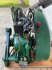 Antique Sattley 3 4 Hp Foot Pedal Start Overhead Valve 4 Cycle Engine  Runs Nice