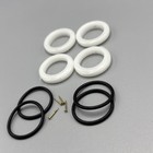 Four Pairs Of Delrin Threads For Falcon Pipes Brand New