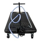 Low Profile Oil Drain Pan 17 Gallon Portable W  Electric Pump 110v Dc   8  Hose