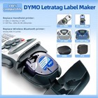 Compatible Dymo Letratag Refill 91331 Plastic White Label Tape 12mm 20 Pcs