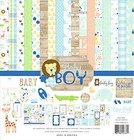 Company Baby Boy Collection Kit Paper  Blue  Green  Mint  Yellow 12-x-12-inch