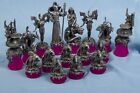 The Clash Of Ages Chess Set By Boris Vallejo   Julie Bell  32 Pieces  No Board