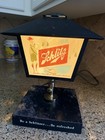 Vintage Schlitz Beer Sign Lit Bar Lamp 1958  be  A Schlitzer    Be Refreshed 