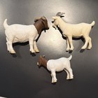 Vintage 2001 Schleich Germany  Goat Family Of 3 Realistic Figures - Retired