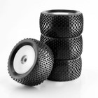 4pcs 1 8 Rc Off-road Buggy Wheels Tires Set For Kyosho Inferno Ve Mp9 Hpi Vorza