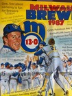 Vintage Milwaukee Brewers Baseball Poster