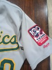 Modesto Athletics Rawlings Game Used Jersey Size 46 Number 10
