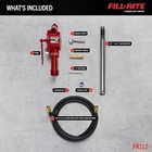 Fill-rite Fr112 Fuel Transfer Rotary Hand Pump W discharge Hose  Straight Spout