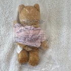 Avon Breast Cancer Crusade Brown Beanbag Plush Bear W  Shirt 2001 Unopened