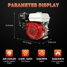For Honda Gx160 6 5hp 160cc 4 - Stroke Gas Engine Ohv Air Cooled Single Cylinder
