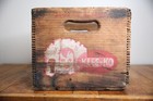 Vintage Soda Wood Crate Clicquot Club Wooden Crate Box Eskimo Advertising