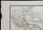 1853 - Oceania And Australia - Antique Map - Monin   Vuillemin