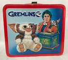 Vintage 1984  gremlins  Metal Lunch Box   Matching Thermos  105