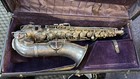 King 1920s H n  White King  Silver Plated Brass C-melody Saxophone