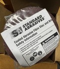 Superior Abrasives 5  X 7 8  Resin Fiber Sanding Discs 36 Grit Ceramic 25 Pack
