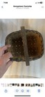 Primitive Splint Wood Gathering Basket 7  1 2 X 6   smooth Handle Green