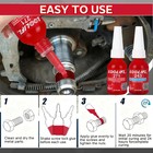 Loolifl Blue Thread Locker 243 Nut Bolt Screw Lock Adhesive Sealant
