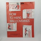Vintage Booklet How To Hang Wall Coverings Ndpa  Huseman Paint   Wallpaper 1972