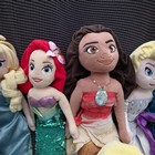 Lot Of 11 Disney Princess Plush Dolls Belle Cinderella Ariel Elsa Anna Moana
