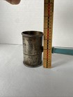 Vintage Napier Gavel Jigger Silver Plate W  Wood Handle Mesearing Levels
