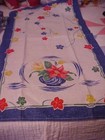Vtg Startex Colorful Flowers Tea Towel
