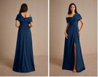 Azazie Milton Dark Navy Mother Of The Bride Dress