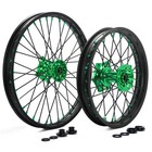 For Kawasaki 21  19  Wheels Rims Hubs Set Kx250f Kx450f 06-18 Kx125 Kx250 06-13