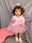 22  Reborn Dolls Girl Lifelike Handmade  Full Body Vinyl Newborn Baby Toys Gifts