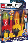 Triple-launch Deluxe Water Rocket Set  Endless Launches  Liqui-fly Hydro Rocket