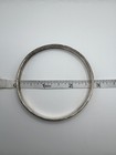 Vintage Mexico Sterling Silver 925 Stamped Bangle Bracelet Chevron Arrow 18 4g