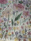 Pottery Barn Kids Flora Toddler   Crib Quilt Pink Pastel Cottage