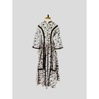 Vintage 1920   s Western Prairie Full Length Dress Cottage Core Puff Sleeves