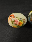 Asian Jade Hand-painted  Miniature Eggs 1 5 Inches Long Set Of 5