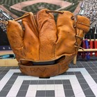 1950s Nokona J106 Vintage Fielders Baseball Glove Fully Relaced Arc