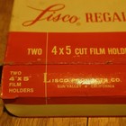 Lisco Regal Rhino-lite 4x5 Cut Film Holders  2  For Universal Large Format