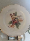 Vintage Disney Christmas Holiday 9    Plates Set Of 4 Various Disney Characters