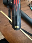 Viper Pro Series Pool Cue Stick With Q-vault Case Sparkling Red black 19oz New