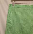 Girls Golf Pleated Tennis Skort Xl Green Plaid Color Waves Athletic Performance