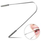 Dental Stainless Steel Tongue Cleaner Scraper Oral Care Breath Sweeper Tools