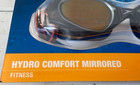 Speedo Hydro Comfort Fitness Goggles Mirrored Black Amber Flexible Frames New