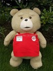 48cm Movie Style Teddy Bear Plush Doll Soft Stuffed Animal Apron Outfit Gift Toy