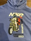 Nike Team Tennis Dragon Logo Hoodie Gray Men   s Small New Pullover Sweatshirt