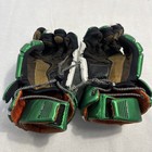 Maverik Rome 13    Lacrosse Gloves Sz Lrg Green White Shark Gel Poron Xrd Foam Guc