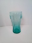 Coke Glass Genuine 1998 Coca-cola Green Large 6    Tall Glass Cup Vintage
