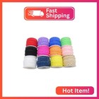Jesep Yong 120 Yards Elastic Ruffle Ribbon For Sewing Assortment Organza Lace Tr
