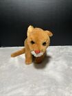 Dakin Lion Plush Lioness Brown Big Cat Wired Legs 11 l Vintage Toy Pet Lovey